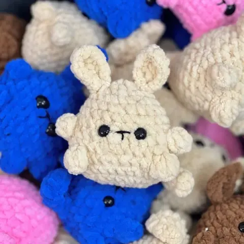 Amigurumi crochet bunny